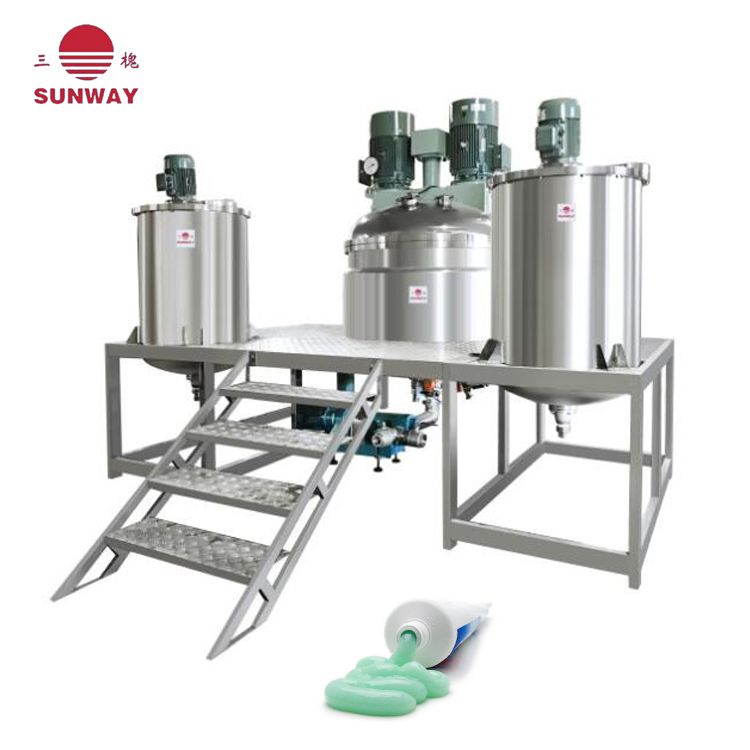 Toothpaste Mixing Making Machine Vacuum Paste Mixer