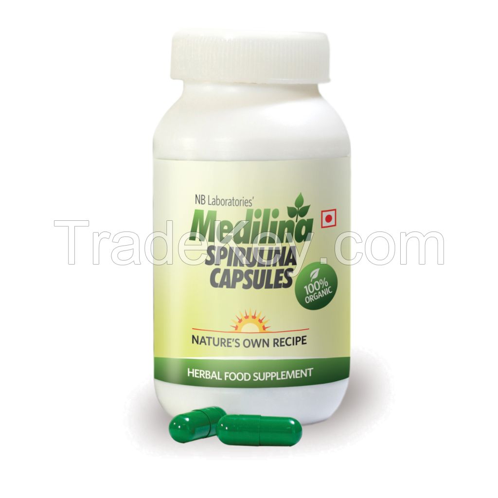 Spirulina Capsules - 60 Capsules 