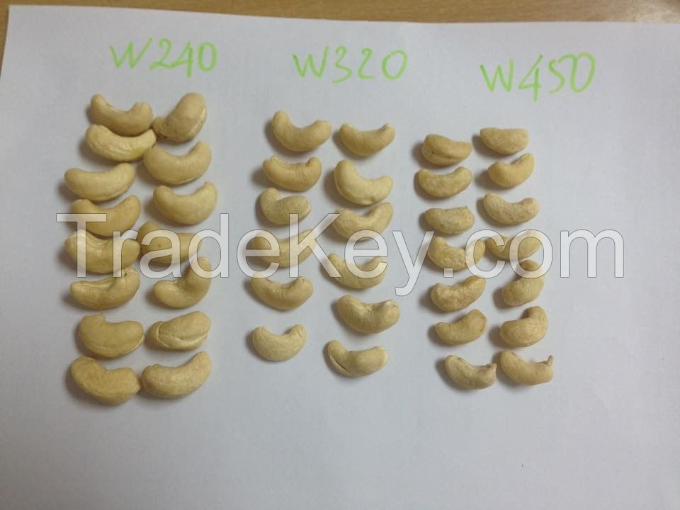 Vietnam White Whole/ Split Cashew Nuts/ Cashew Kernels Factory