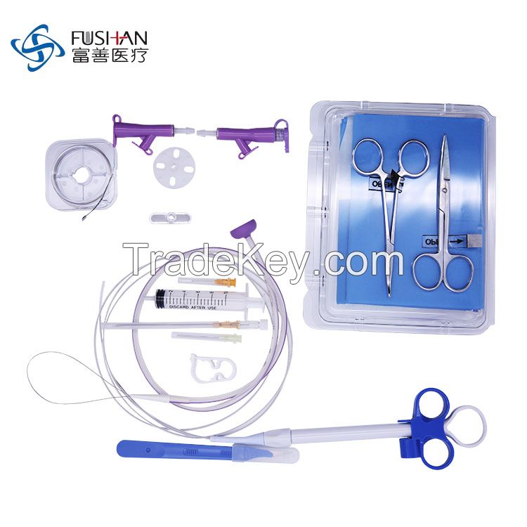 Factory Direct Sales Medical PEG Feeding Tube Kit Percutaneous Endoscopic Gastrostomy