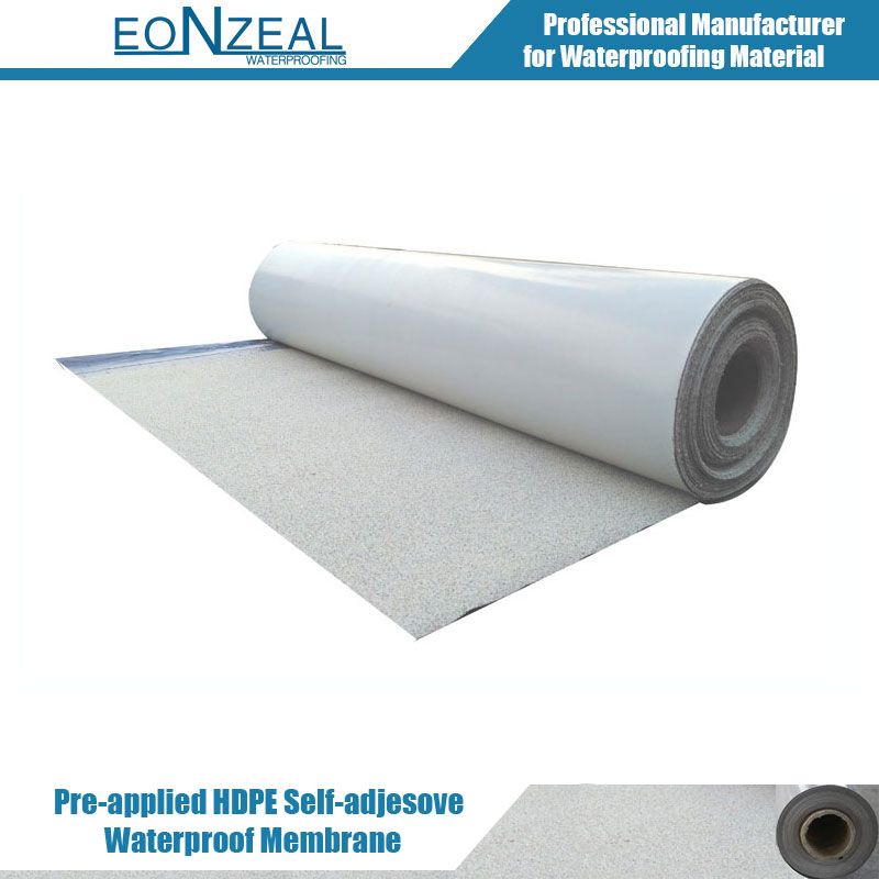 Pre-applied HDPE fully bonded waterproof membrane(sand finish)