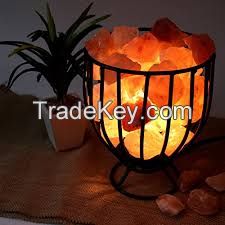 Himalayan Wrought Iron Salt Lamp