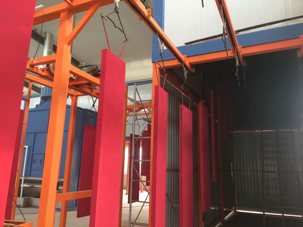 china powder coating transport system