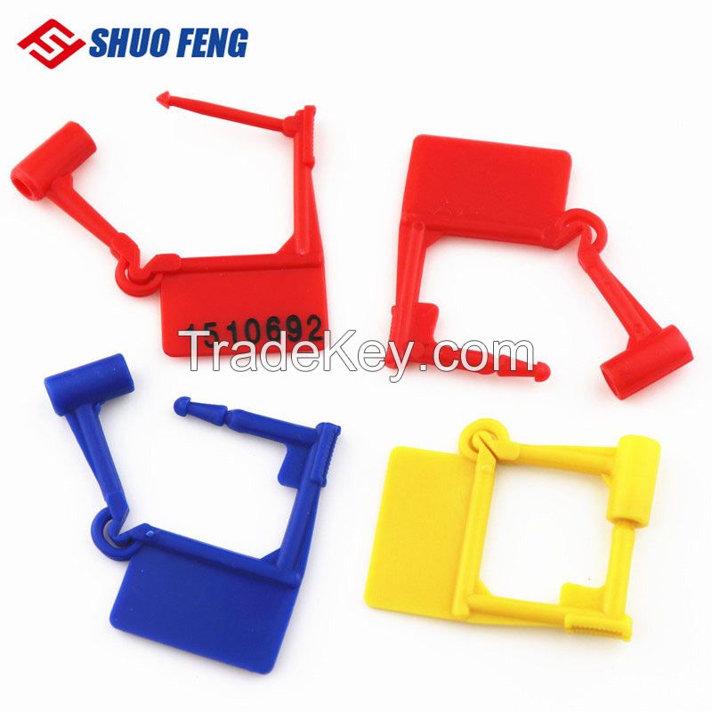 Numbered security plastic padlock seal for luggage