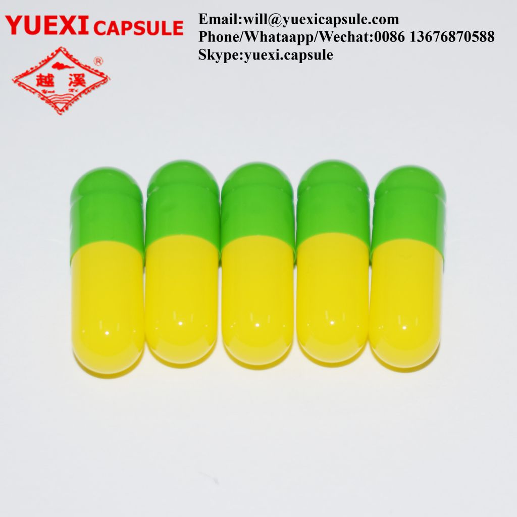 Size 1 empty gelatin capsule