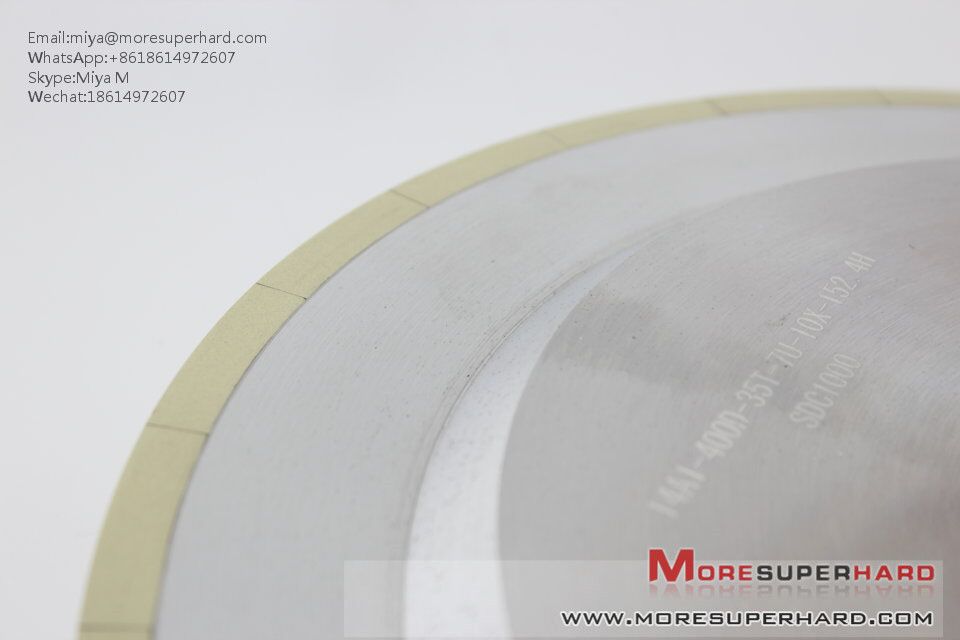 14A1  vitrified bond diamond grinding wheel for ceramic for pcd tools miya@moresuperhard.com