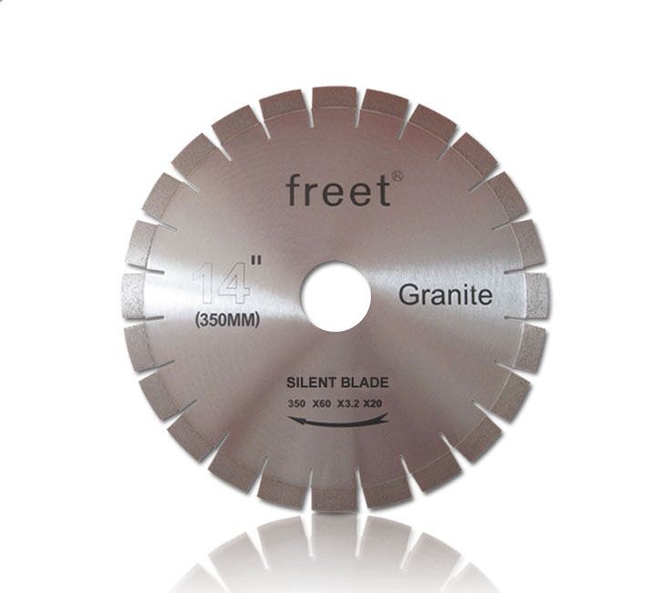 Diamond cutting blade and segments for granite and sandstone