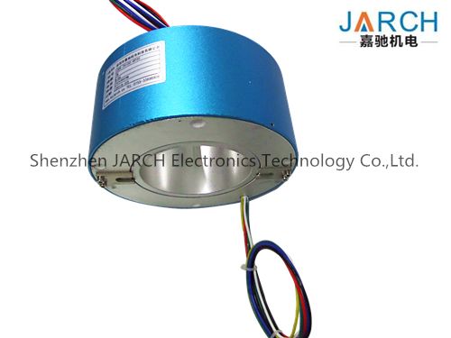 JARCH 100mm Conductors 380VAC 250Rpm Crane Through Bore Slip Rings