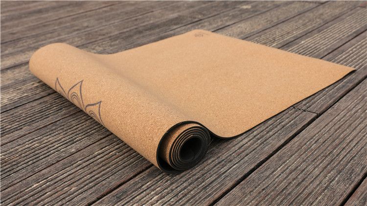 Organic Cork Rubber Mandala Yoga mat