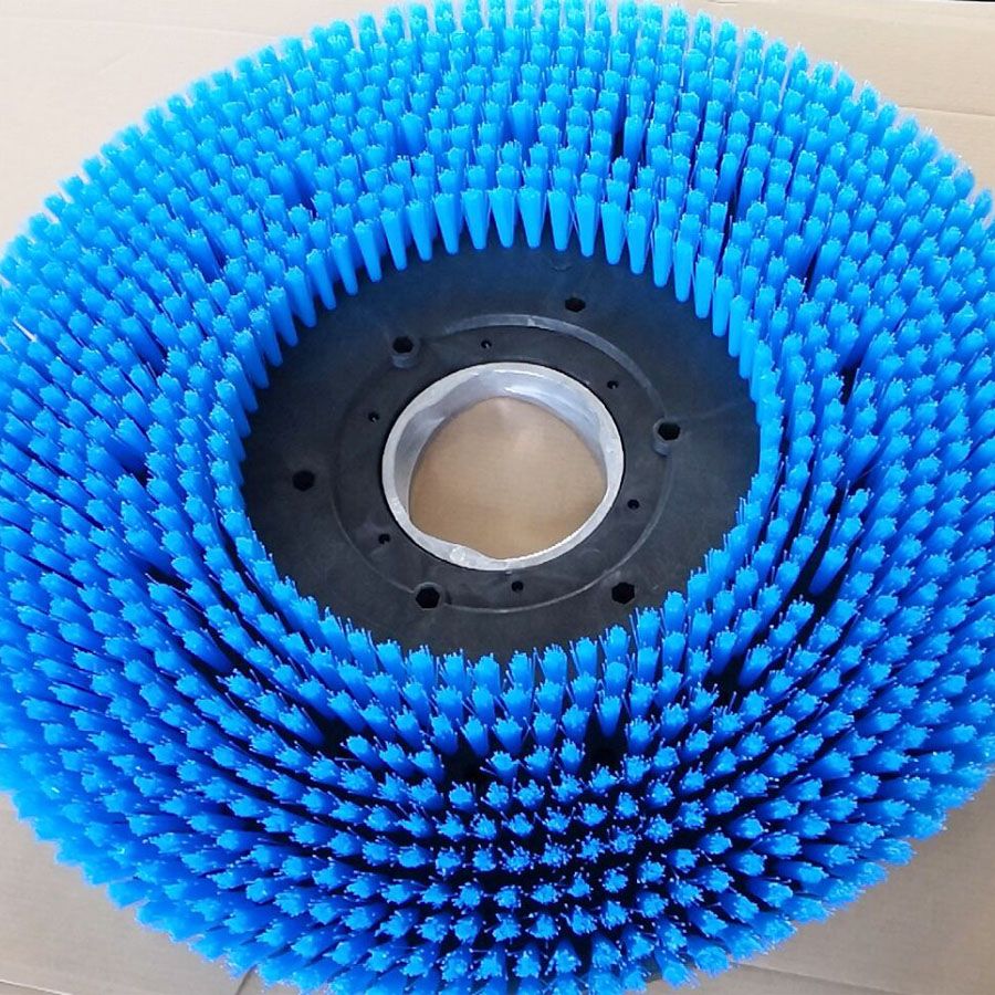 Rotary broom floor scrubber brush