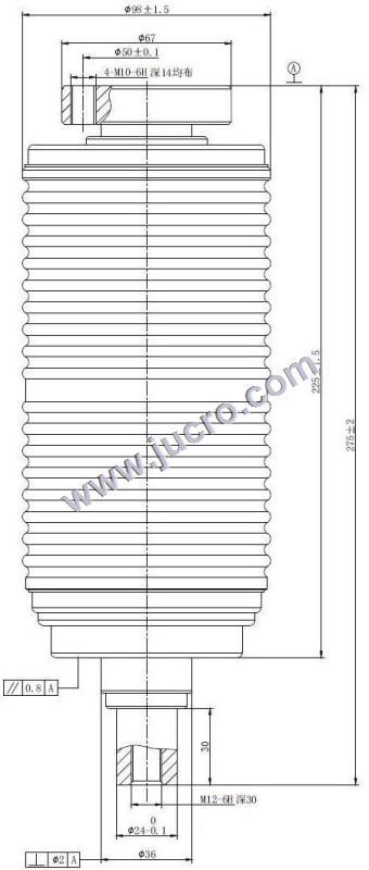 TD 12kv 1250A 31.5KA (JUC618)  vacuum interrupter for VCB