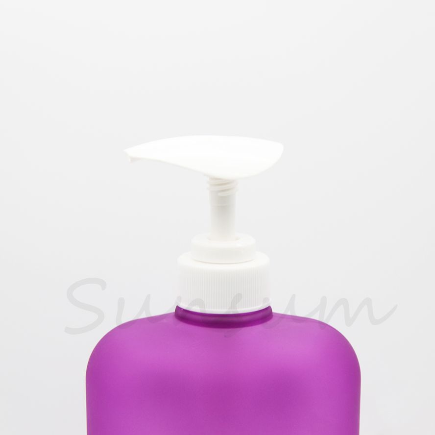 1000ml matte flat shampoo bottle