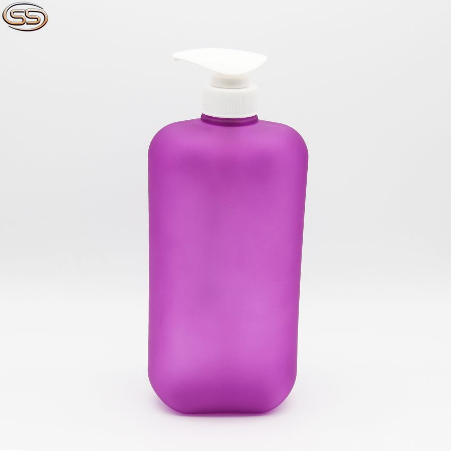 1000ml matte flat shampoo bottle