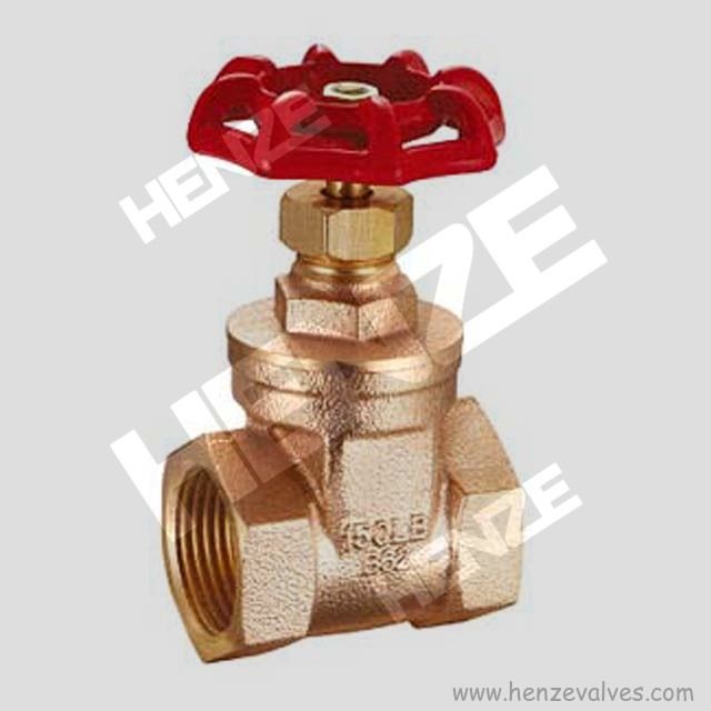 Thread NPT BSP Flanged RF FF Bronze Brass Gate Valve