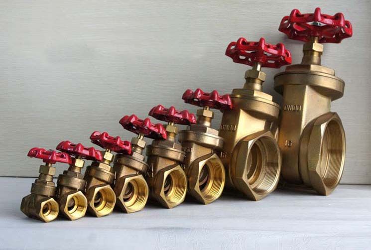 Thread NPT BSP Flanged RF FF Bronze Brass Gate Valve