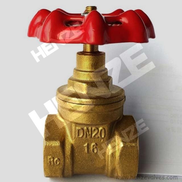 Thread NPT BSP Flanged RF FF Bronze Brass Gate Valve