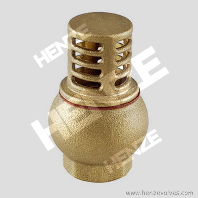 Brass Threaded Foot Valve or Brass Threaded Air Release Valve