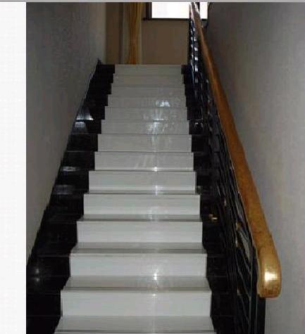 marble stone stair