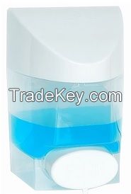 Restroom Plastic Hand Wash Soap Dispenser Manual Operated Environmentally Friendly