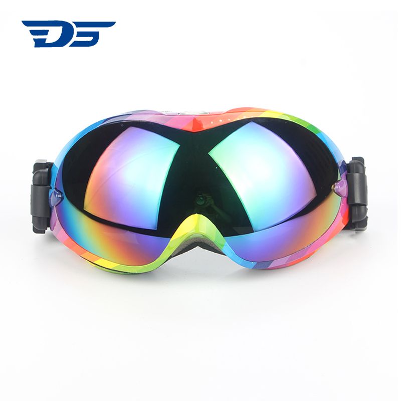 TPU antifog double-deck lens high quality UV Impact ski goggles