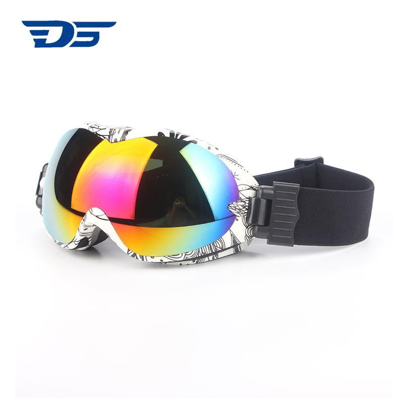 TPU antifog double-deck lens high quality UV Impact ski goggles