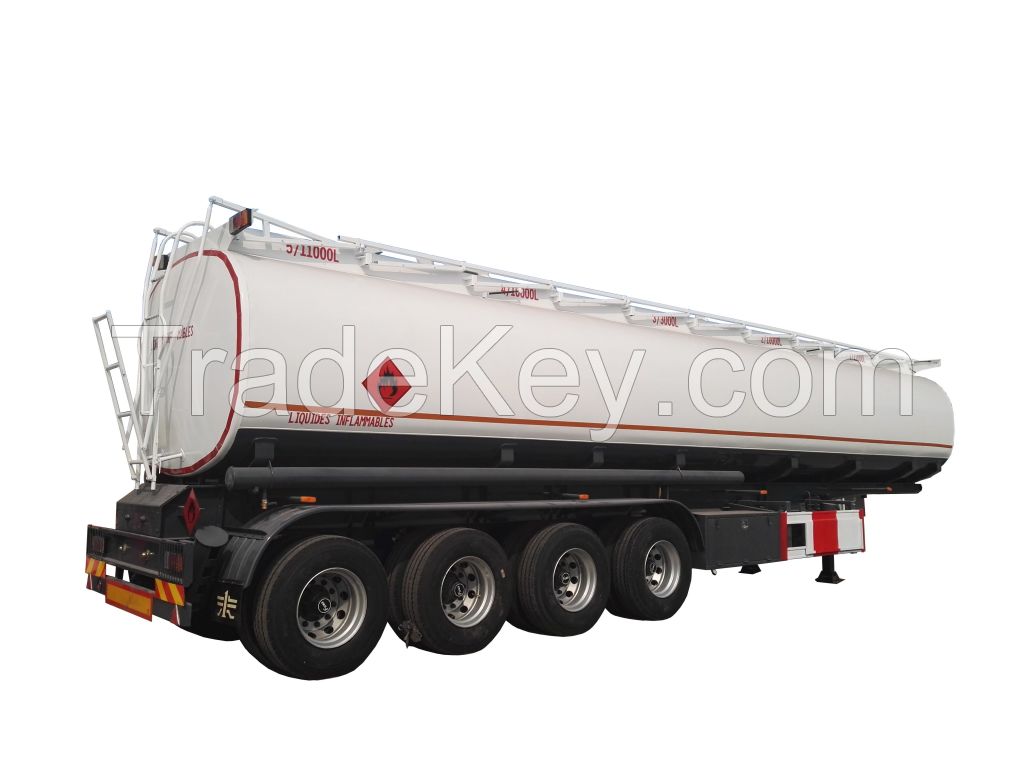 54000 Liters 6 compartment oil fuel tank trailer