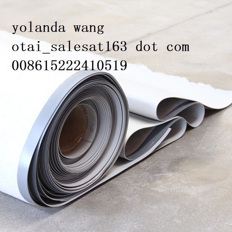 Fleece backing PVC waterproof membrane sheet