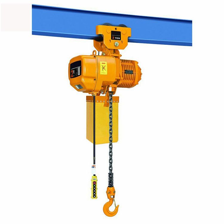 0.5 ton - 50 ton Electric chain hoist single or dual speed hook travelling hoist lifting equipment