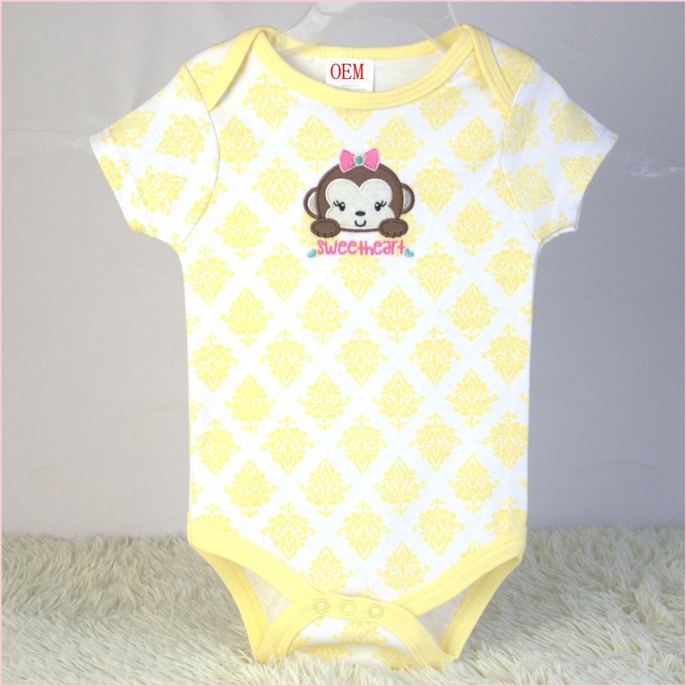 newborn baby bodysuits 3 pk set OEM factory China