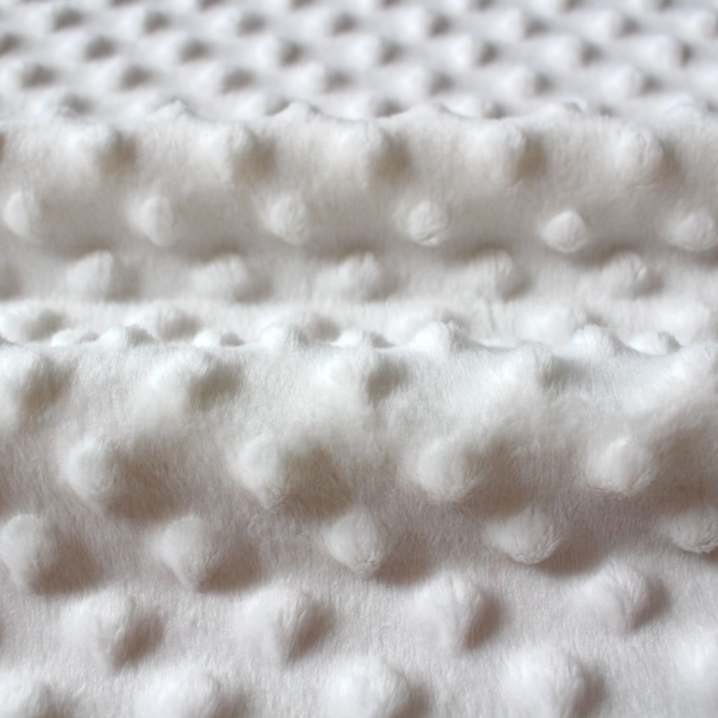 wholesale plush blue warp knitted brush velboa minky fabric fit for home textile