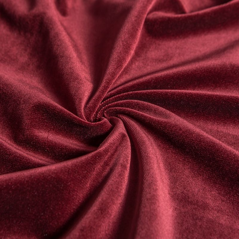 custom upholstery Anti-Static brown cut velvet fabrics for sofa