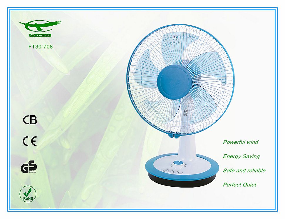 12 Inch Different Color Portabel Desk Fan Table Fan for Home /Office FT30-708