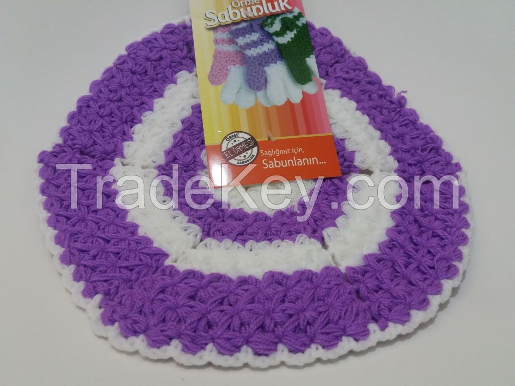 Knitted Fiber Bath, Round Shape