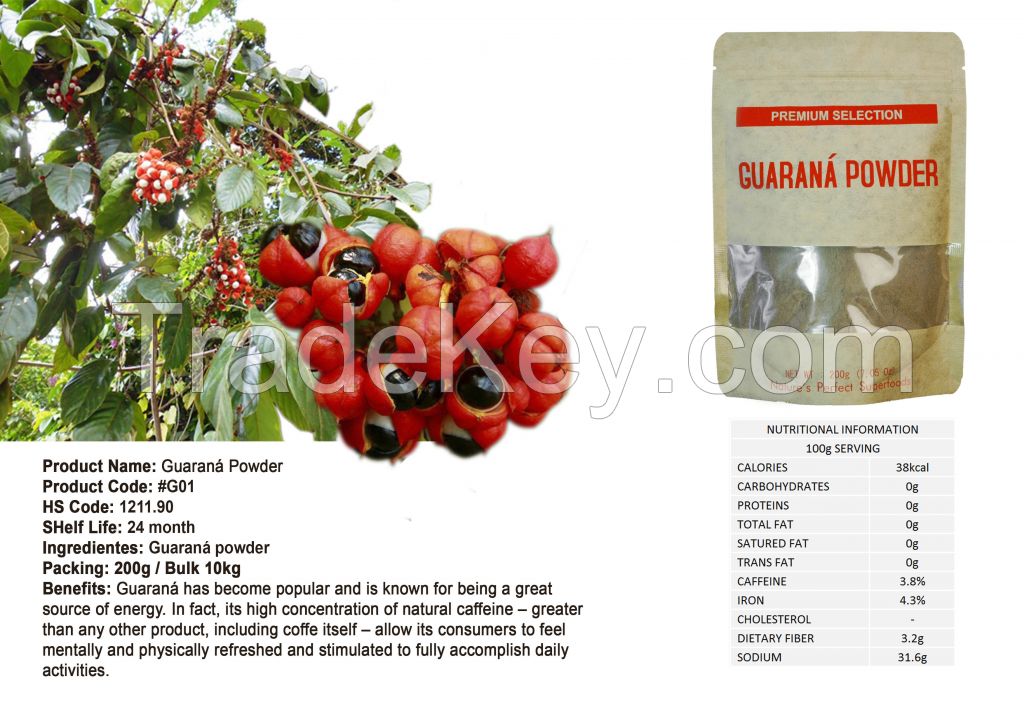 GUARANA POWDER - PREMIUM SELECTION