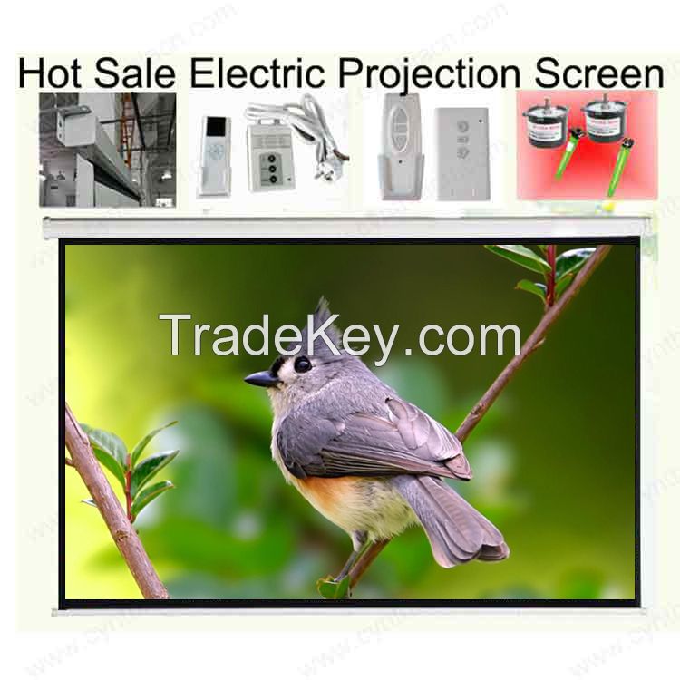 XRSCREEN XRSCREEN High Definition 3D 4K Motorized Projector Screen With RF / IR Remote Control