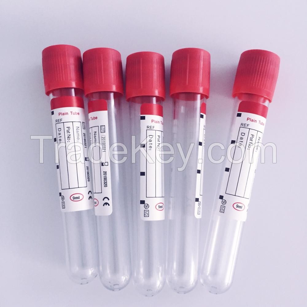 Medical Disposable K2 K3 EDTA lass disposable Sodium test coagulation pt vacuum blood collection tubes 