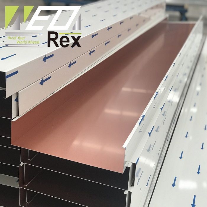 Baffle Aluminum Ceiling Metal Strip Linear Ceiling B Planks