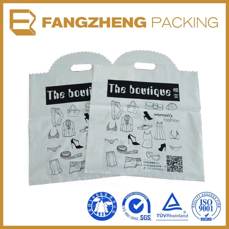 Die Cut kidney punch handle bag printer for plastic bags