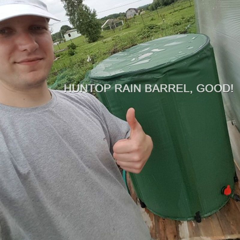 Flexible Collapsible PVC Rain Water Barrel HT1115A