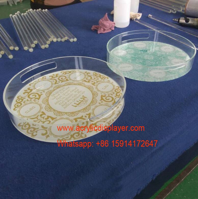 Round Acrylic Tray