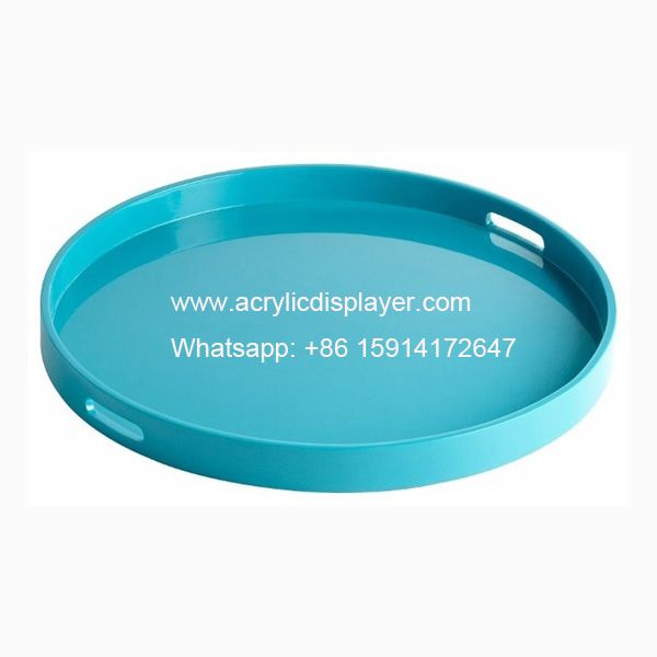 Round Acrylic Tray