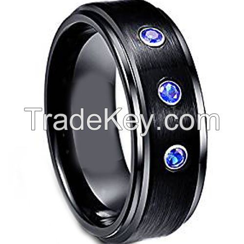  Black Tungsten Carbide Ring - TG2029