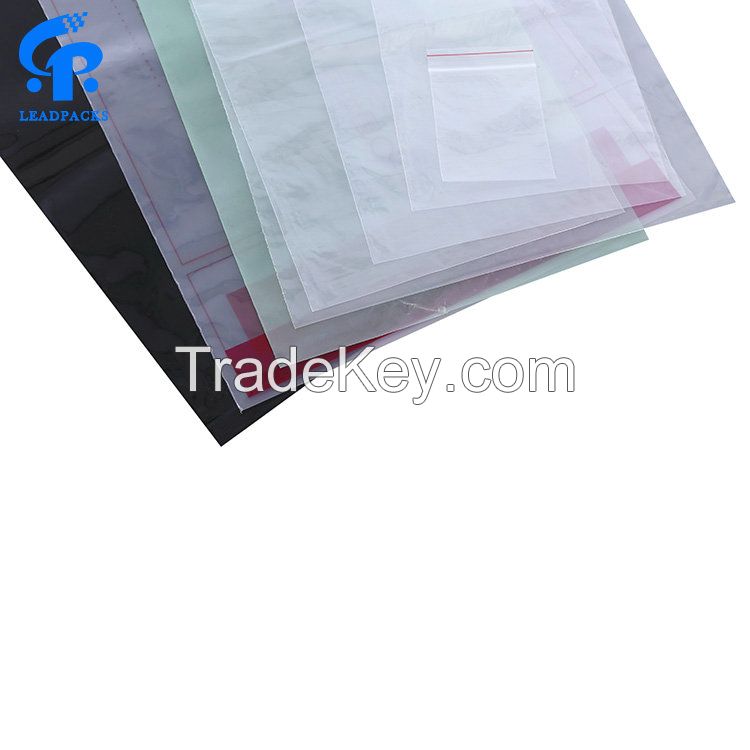 Wholesale Transparent Zip Lock Plastic Zipper Bag