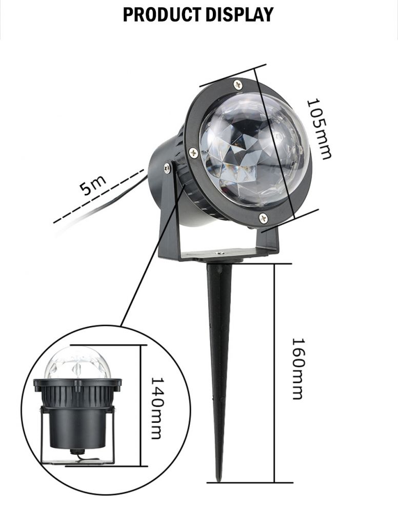 LED waterproof stage projection lamp