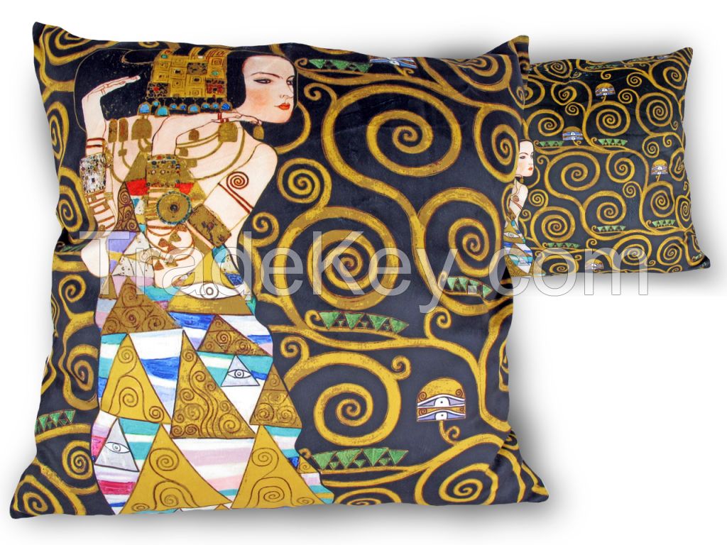 Pillow With Filling/Zipper- G.Klimt - Expectation