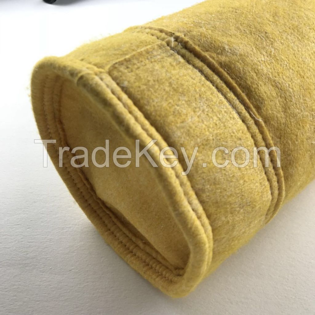 Yuanchen factory supply high temperature resisitane polyamide P84 filter bag