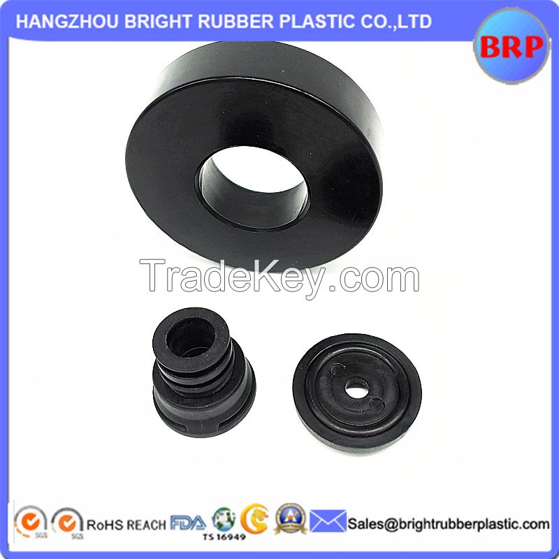 China Customized Black Rubber Part For Chemical Use