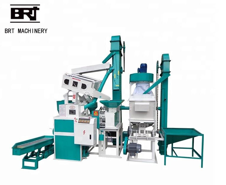 Combine auto rice mill milling machine