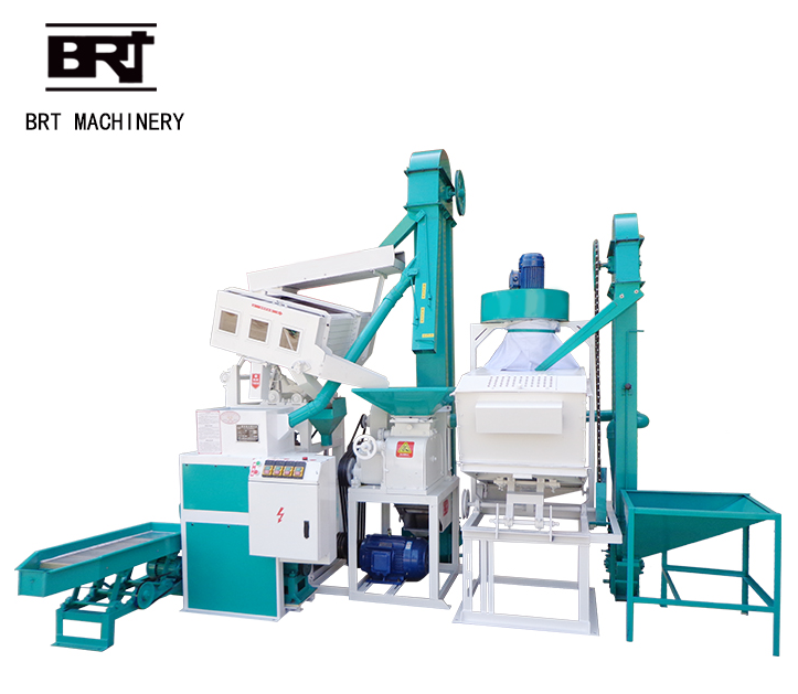 Complete auto rice milling machine