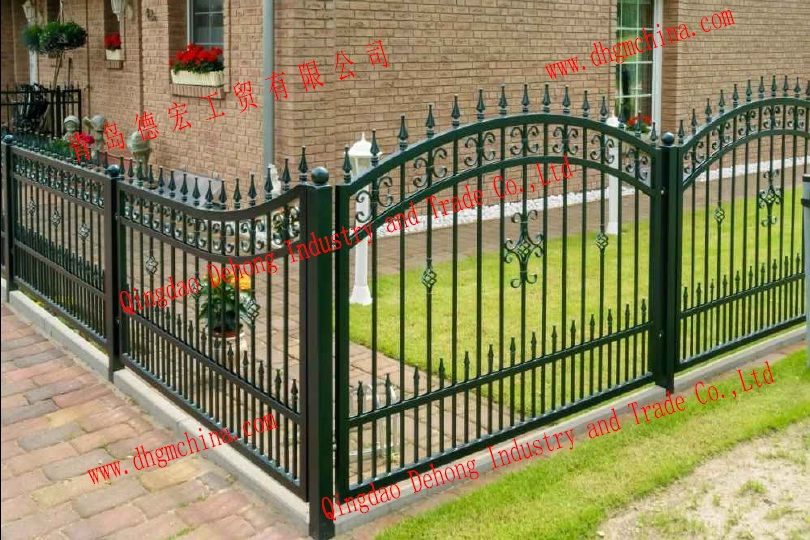 Complete Sets of Custom Wrought Iron Gates and Fences